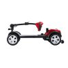 W42936055 MAX SPORT RED 4 Wheels Outdoor Compact Mobility Scooter with 2pcs*12AH Lead acid Battery