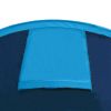 Camping Tent 4 Persons Navy Blue/Light Blue