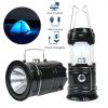 2 in 1 Ultra Bright Portable LED Flashlights Camping Lantern 2 Way Rechargeable