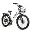 Electric Bike 750W 48V14AH 150KG 90KM Shimano 7S shift 26 inch genuine new fat tire +LCD meter +USB charging port +basket E Bike