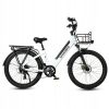 Electric Bike 750W 48V14AH 150KG 90KM Shimano 7S shift 26 inch genuine new fat tire +LCD meter +USB charging port +basket E Bike